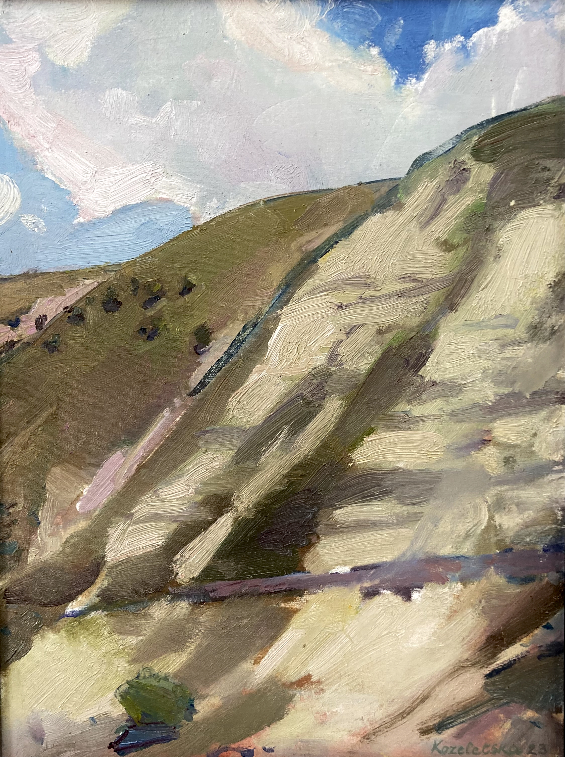 Orhei, 2023, 40x30 sm, oil on canvas