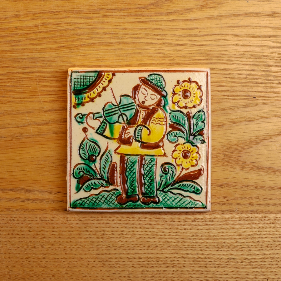 Декоративна плиточка "Скрипаль", 10*10 см