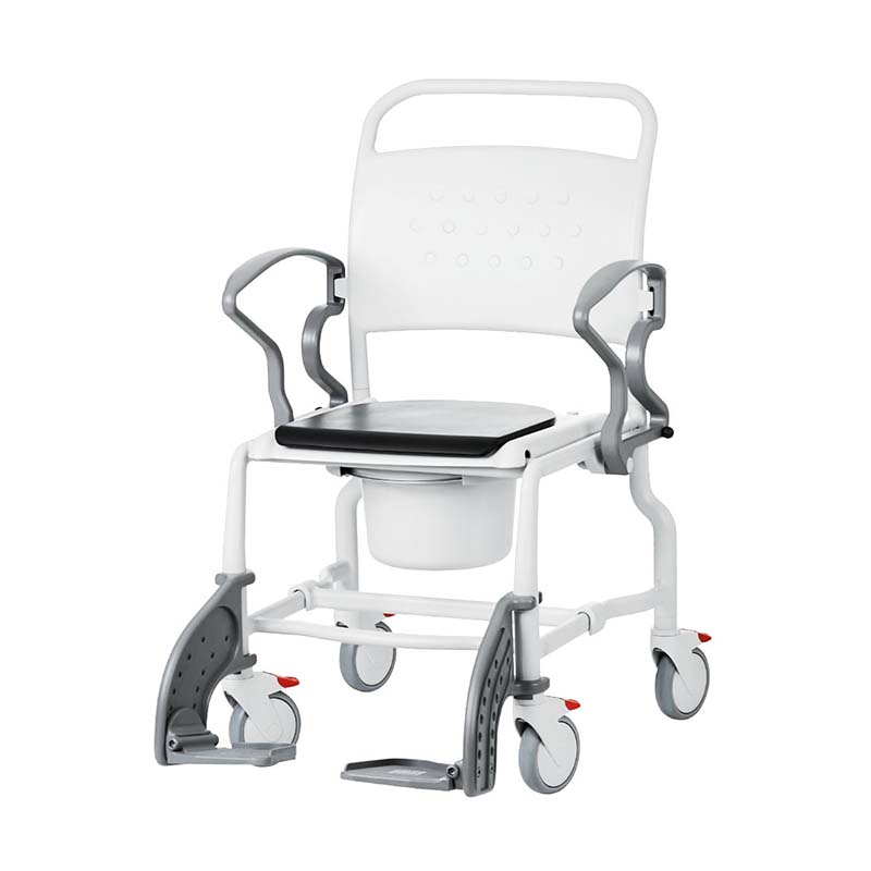 Rebotec Boston â€“ Wide Commode Chair - Blue
