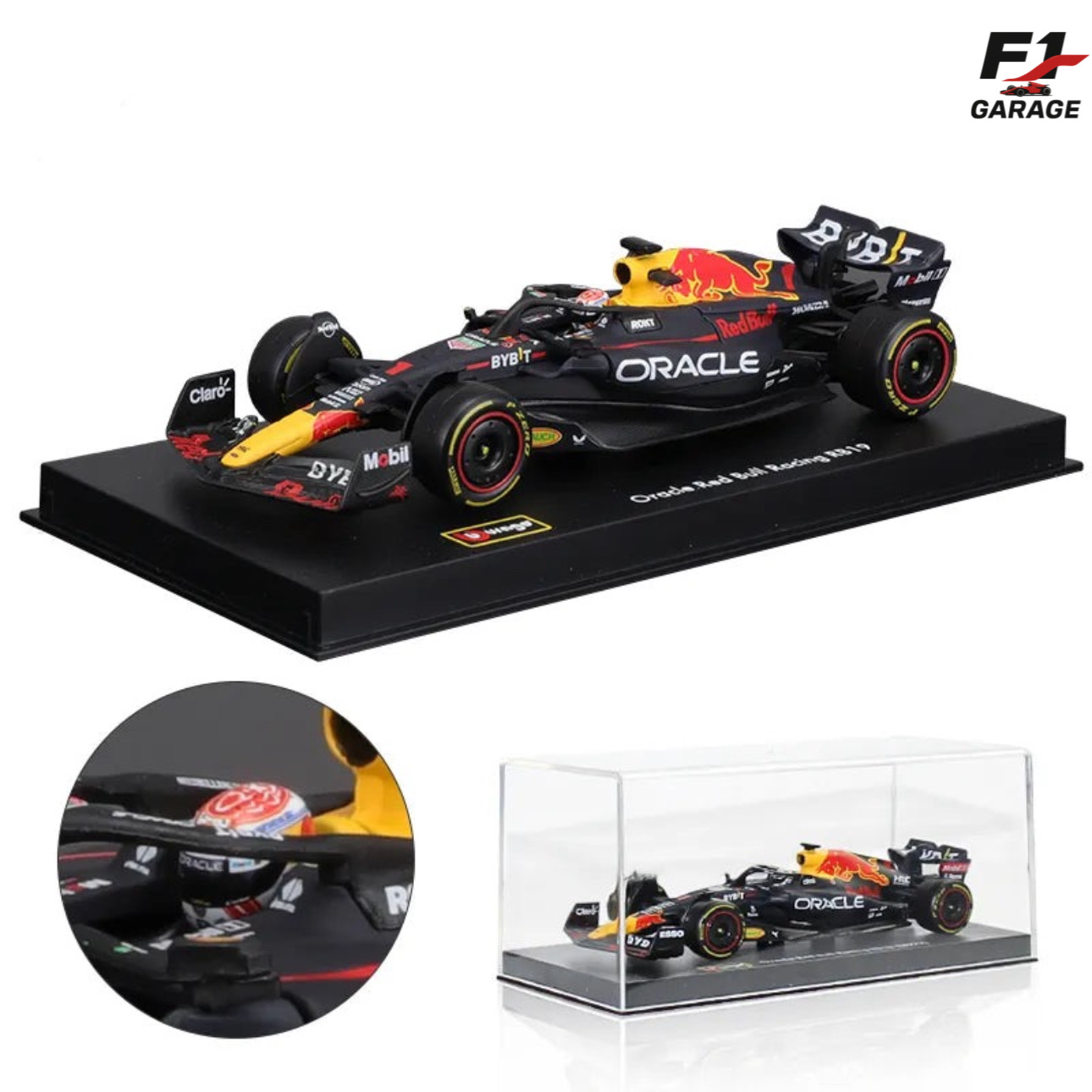 Burago Red Bull RB19 Max Verstappen, 1:43, 2023 з пілотом
