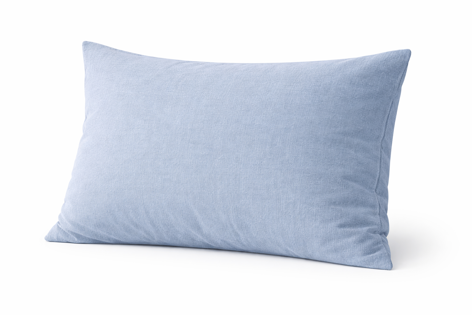 Наволочка фланель "Сіра блакить"