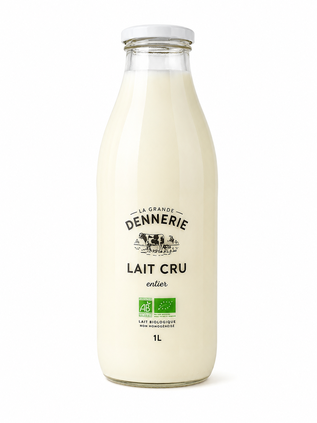 Lait cru bio fermier 1L