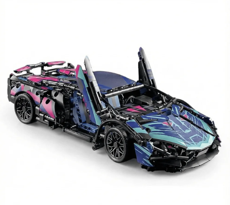 Конструктор спортивний автомобіль Lamborghini Cyberpunk, 1314 деталей