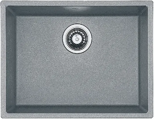 Гранітна мийка Quadro 53x46 Titanium