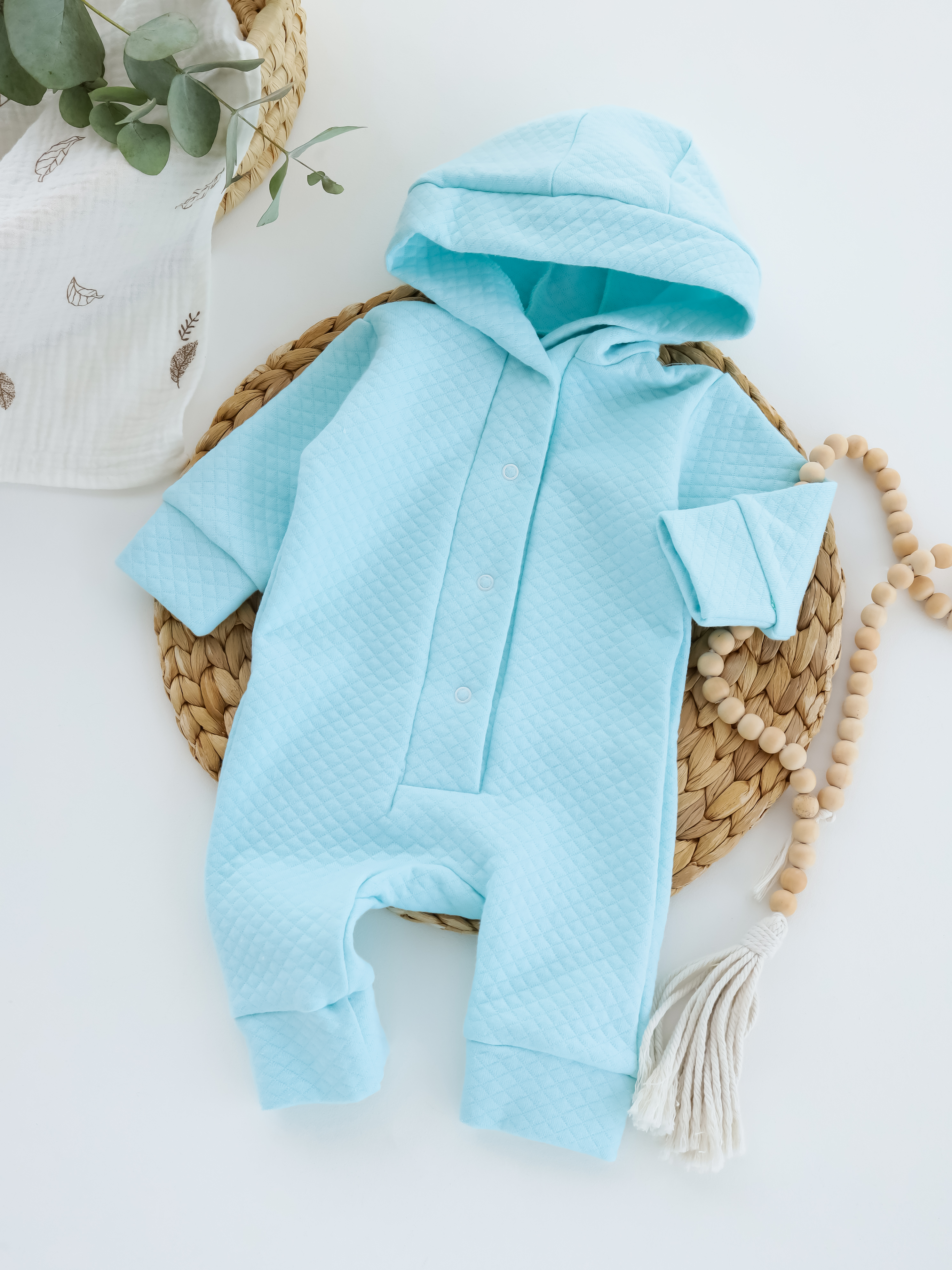 👶 Теплий комбінезон з капітону для новонародженого