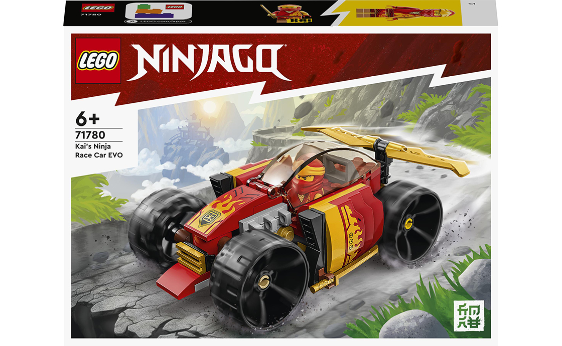 LEGO NINJAGO Гоночний автомобіль ніндзя Кая EVO (71780)