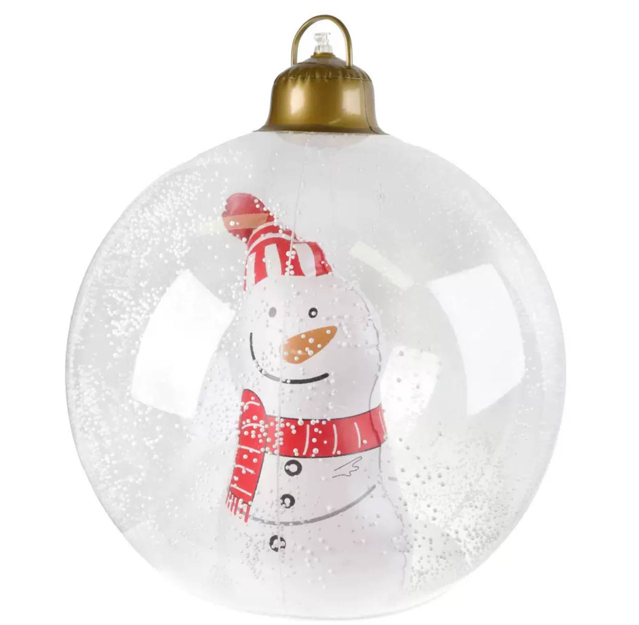 Велика надувна різдвяна прикраса, надувна куля, 56 см