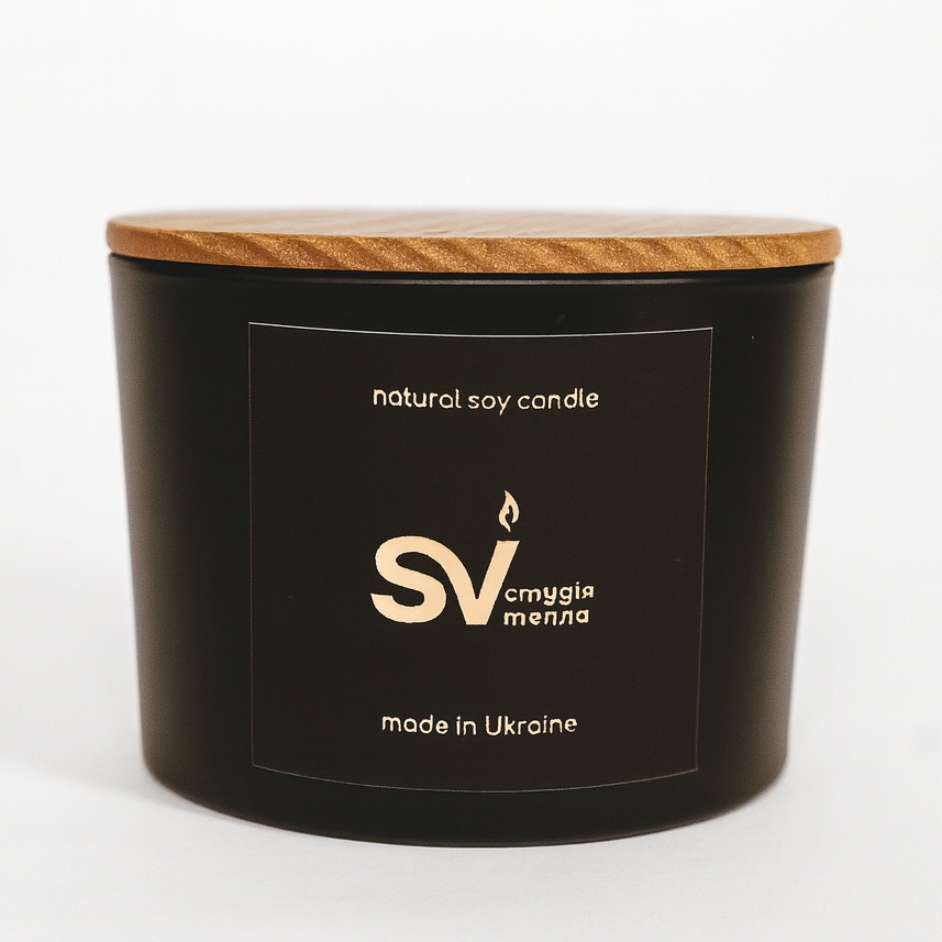 Соєва свічка black (205 мл)