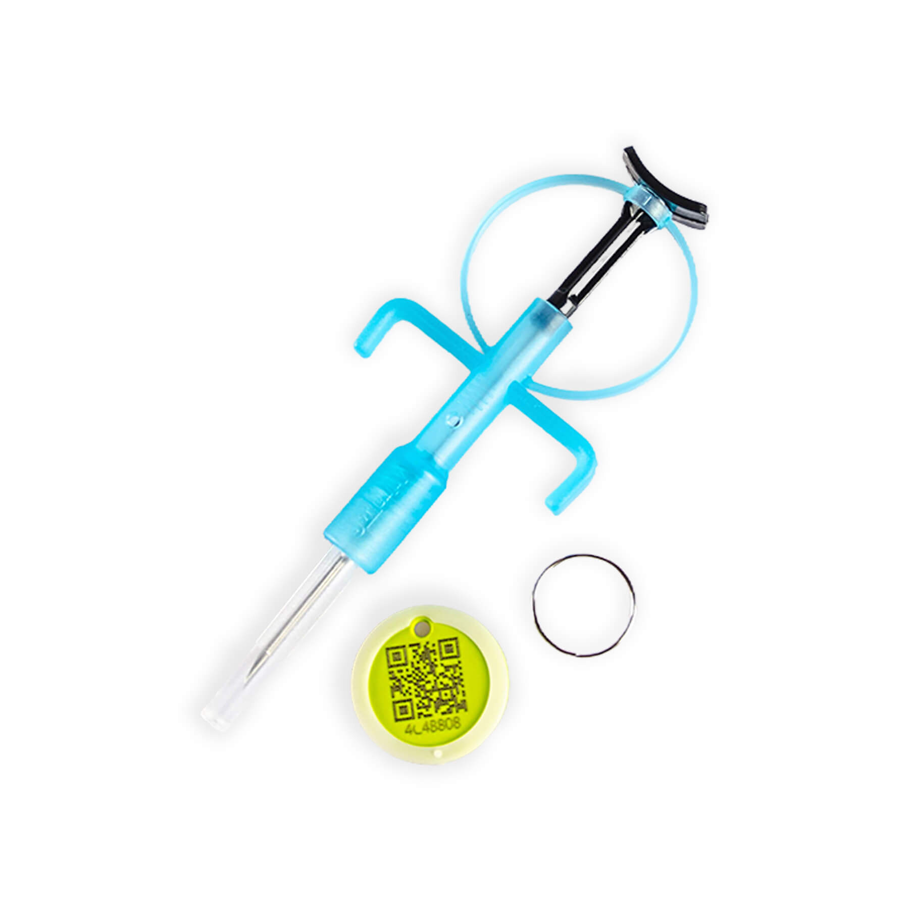 Чіпнано для тварин Animall TAG з ін'єктором+ бірка з QR-кодом р.1,4x8 мм №1 (інд./уп)