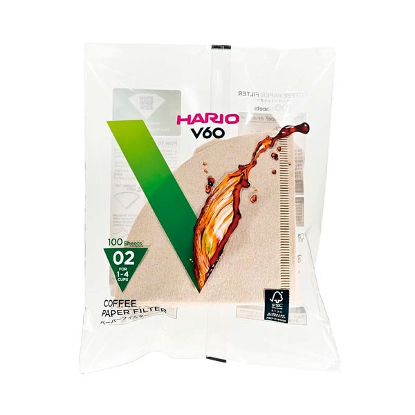 Паперові фільтри №2 HARIO (бежеві)