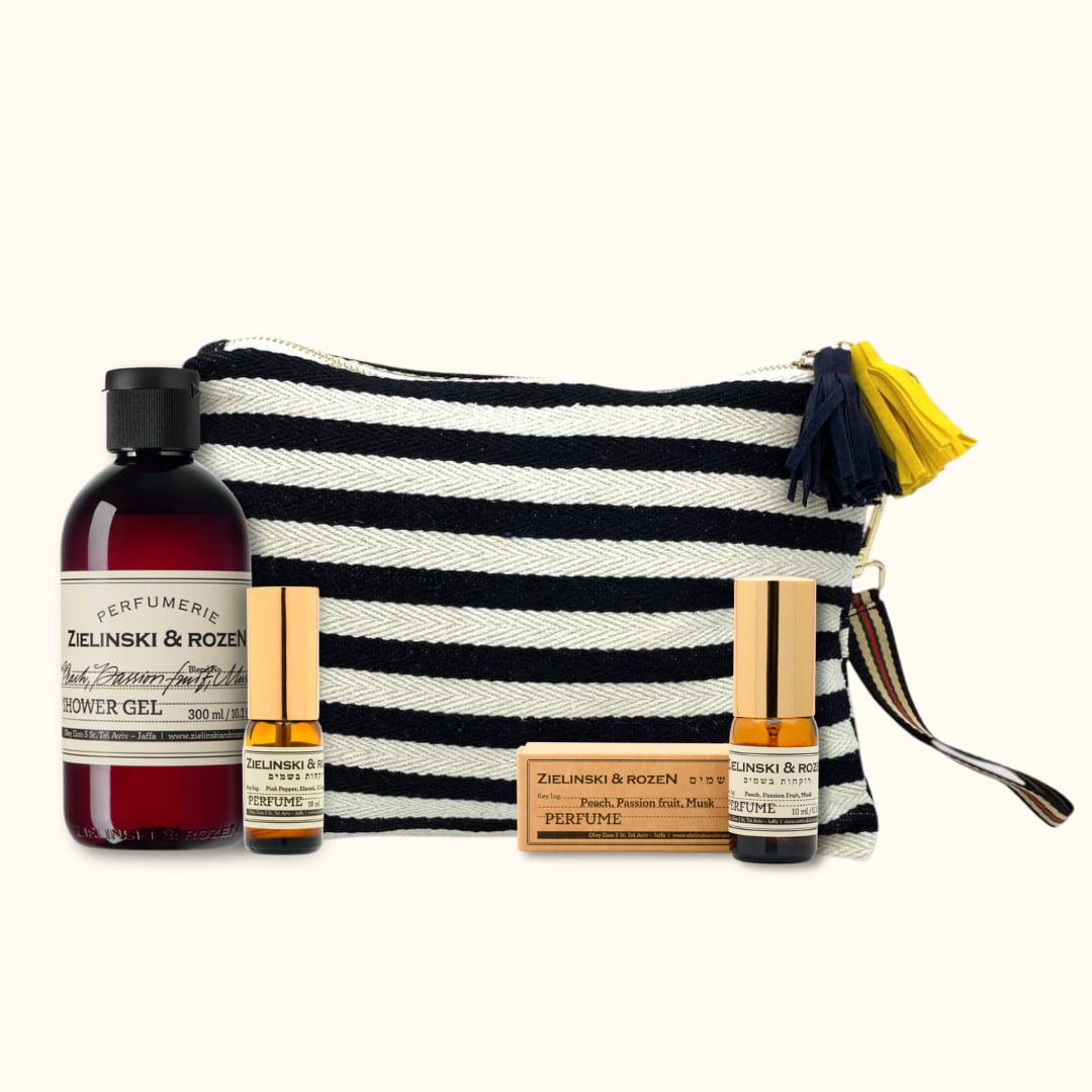 Набір для жінок (гель для душу+парфум 10мл 2шт+косметичка)