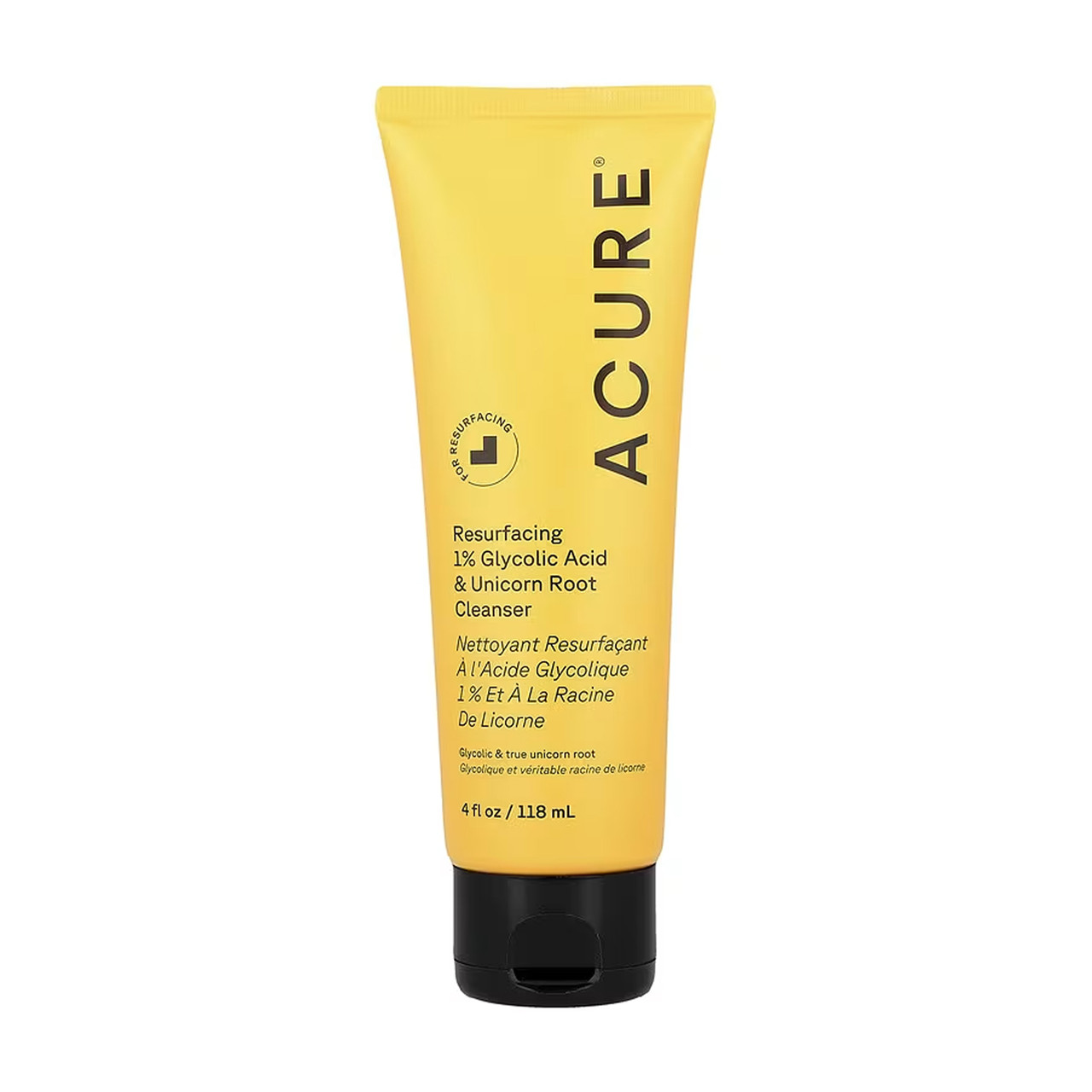 Очищувальний засіб для відновлення шкіри, Resurfacing 1% Glycolic Acid & Unicorn Root Cleanser - 118 ml
