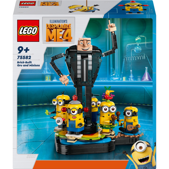 Конструктор LEGO Despicable Me Ґру й посіпаки з кубиків (75582)