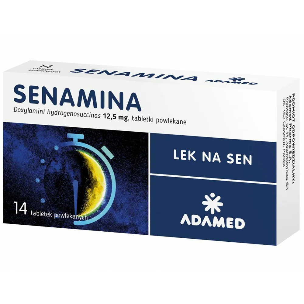 Senamina 12,5 мг від безсоння - 14 таблеток