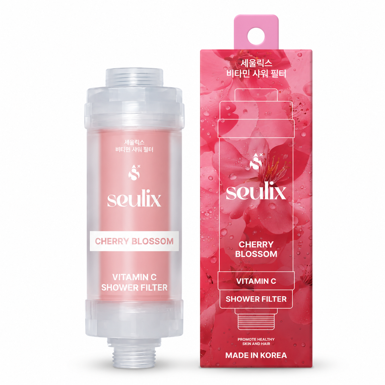Вітамінний фільтр для душу з ароматом цвітіння вишні Seulix Cherry Blossom Vitamin C Shower Filter 