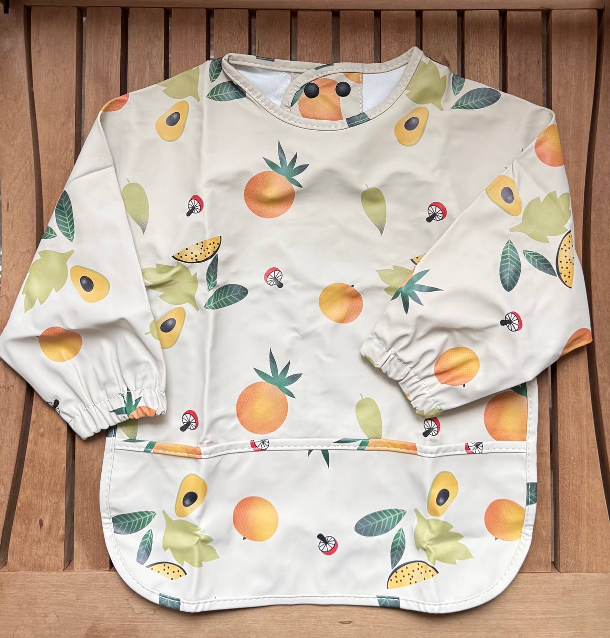 Фартушок з екошкіри з 2 застібками 