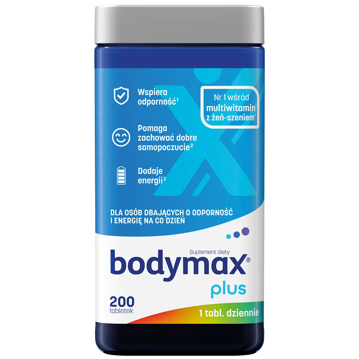 Bodymax Plus комплекс для енергії та концентрації - 200 таблеток