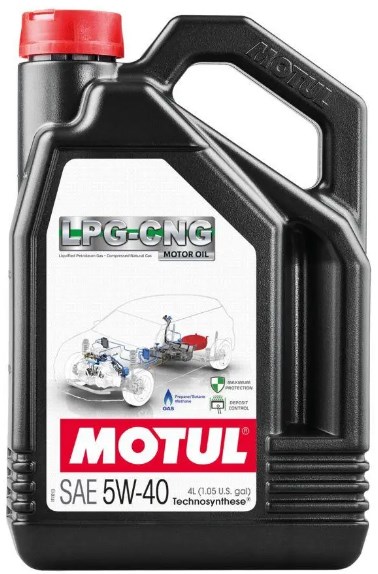 Моторна олива 5W40 Motul CNG/LPG, 4л.