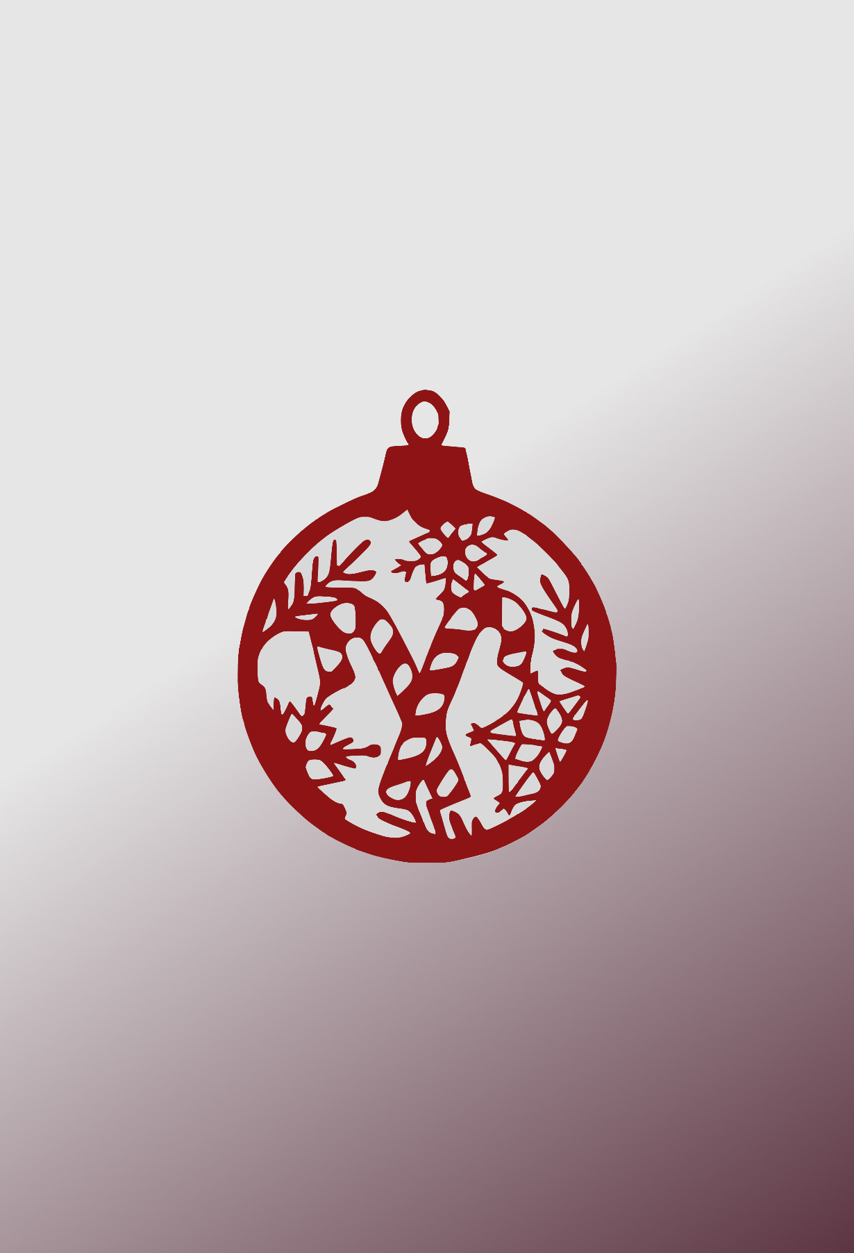 Новорічна металева прикраса “Цукеркові тростини”