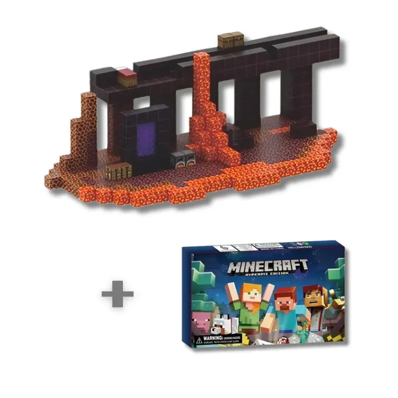 Святковий набір : Нижній світ та Фортеця 480 дет. + Адвент календар Hyperpix Edition 24 шт.