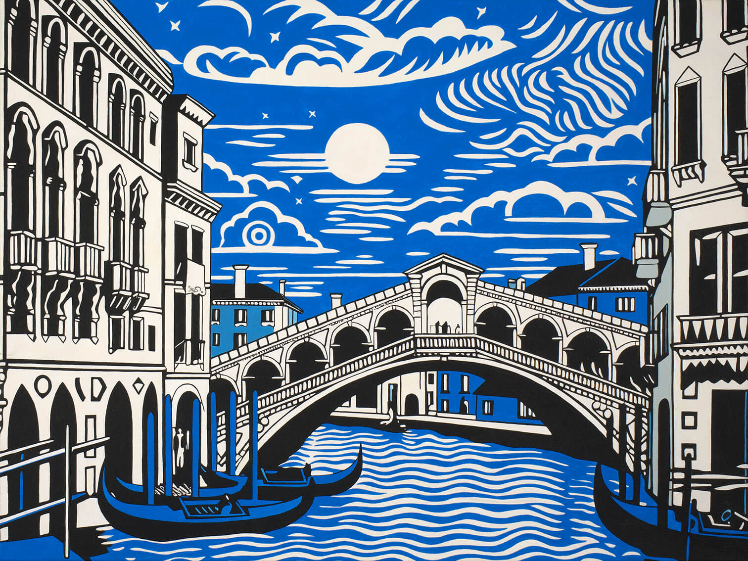 Evening in Venice, 60x80 cm, painting on canvas