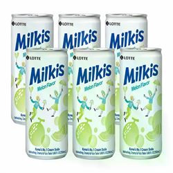 Блок напій Milkis Melon. Мілкіс LOTTE диня 250 мл. 6 шт