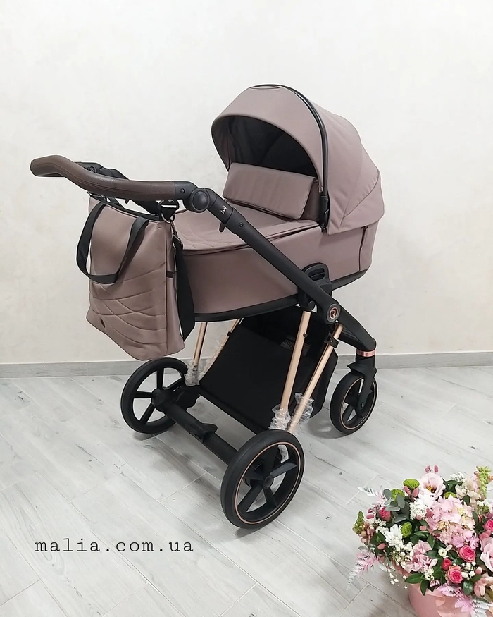 Коляска 2 в 1 Roan Ivi Cocoa Rose Gold