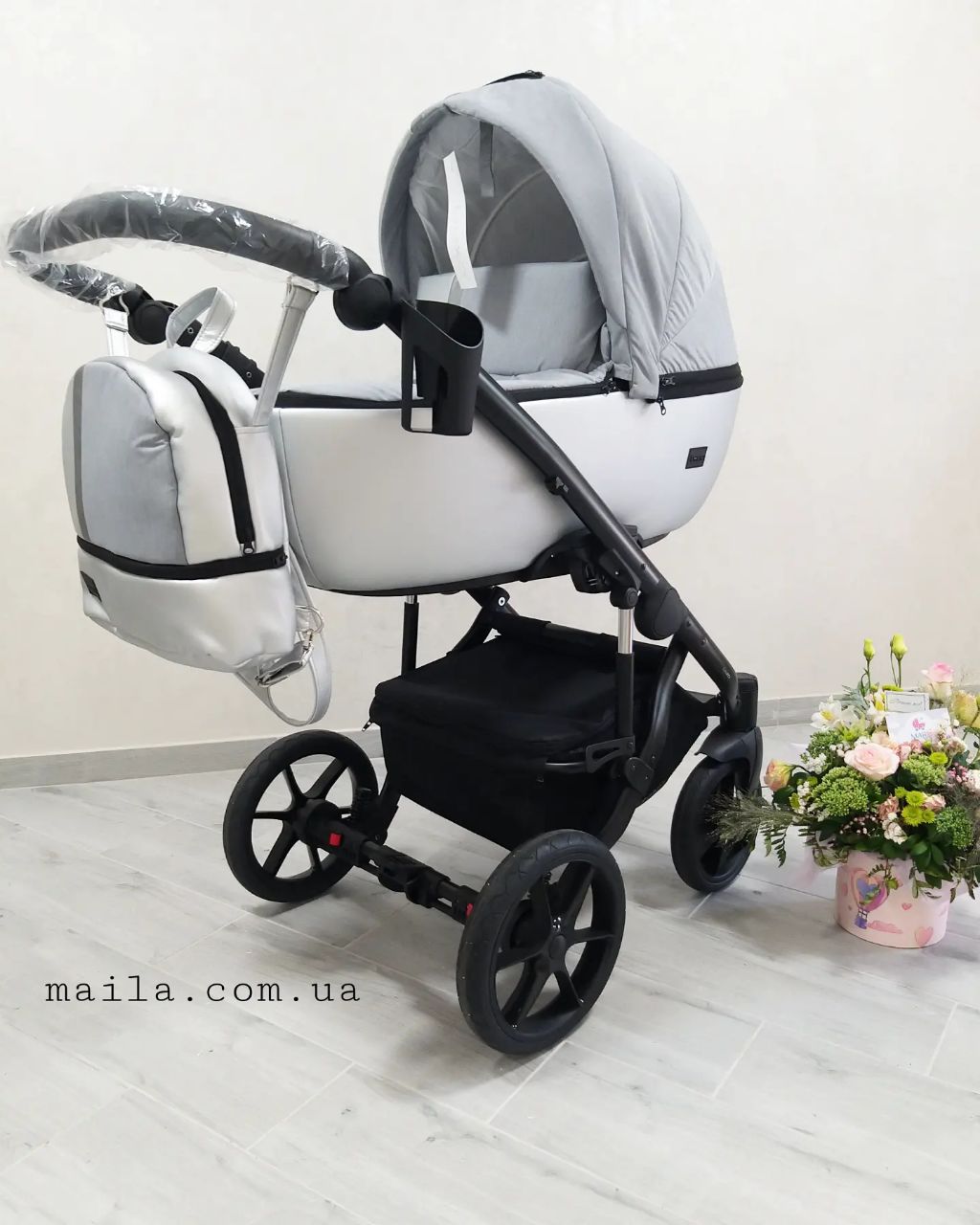 Дитяча коляска 2 в 1 BEXA AIR Gray