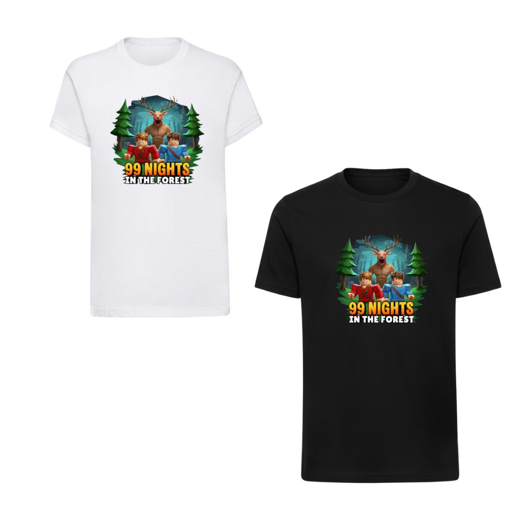 Дитяча футболка з принтом 99 Ночей у Лісі 99 Nights in The Forest