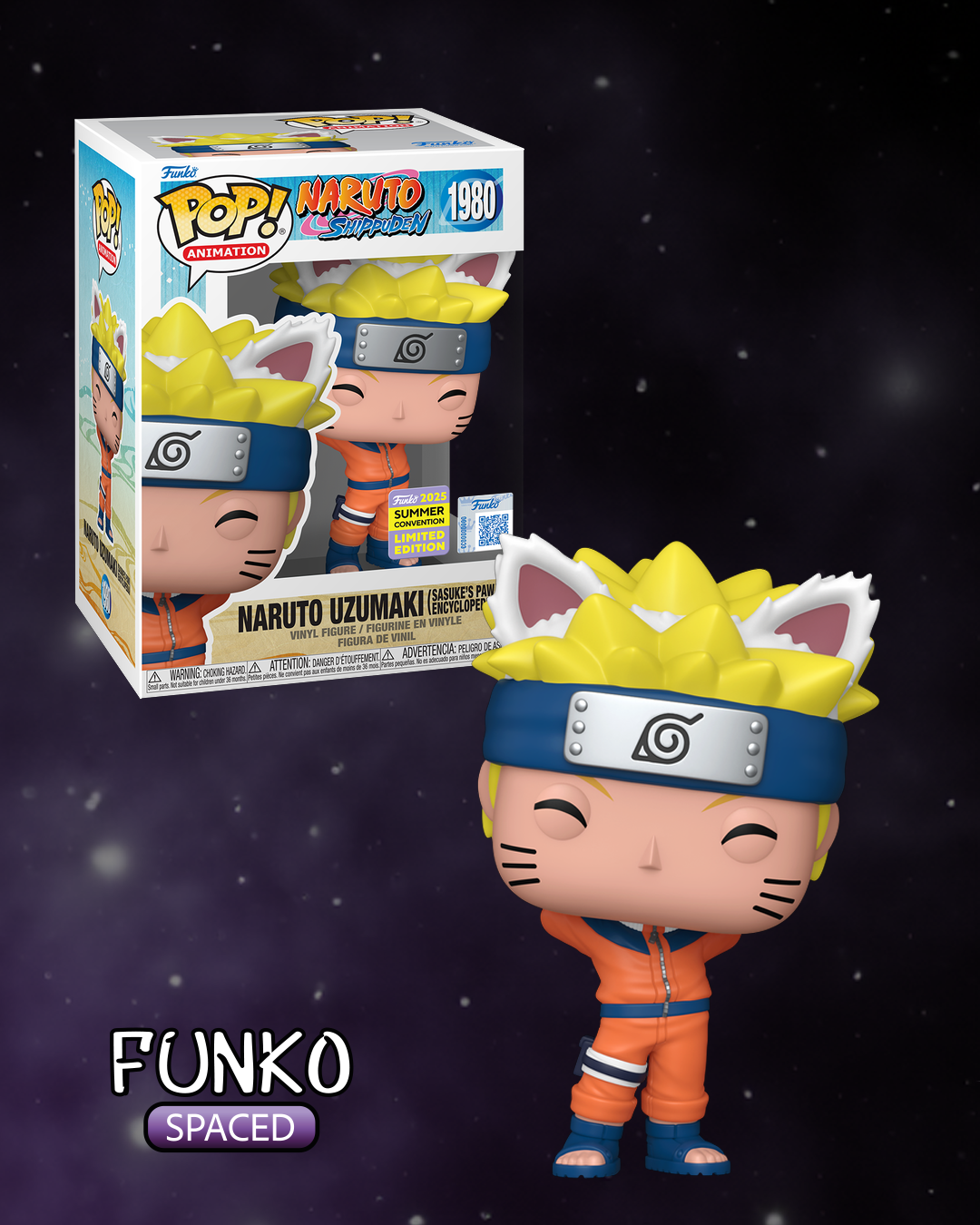 Фігурка Funko Pop Naruto Uzumaki | Фанко Поп Наруто - Наруто Узумакі #1980