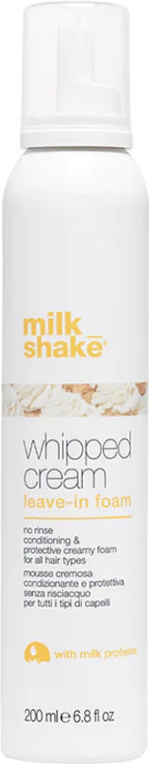 milk_shake make my day whipped cream Незмивна пінка для супер м’якого волосся, 200мл