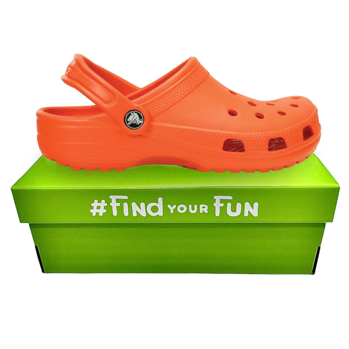 Crocs Classic Clog Tangerine Сабо Крокси жіночі мандаринові