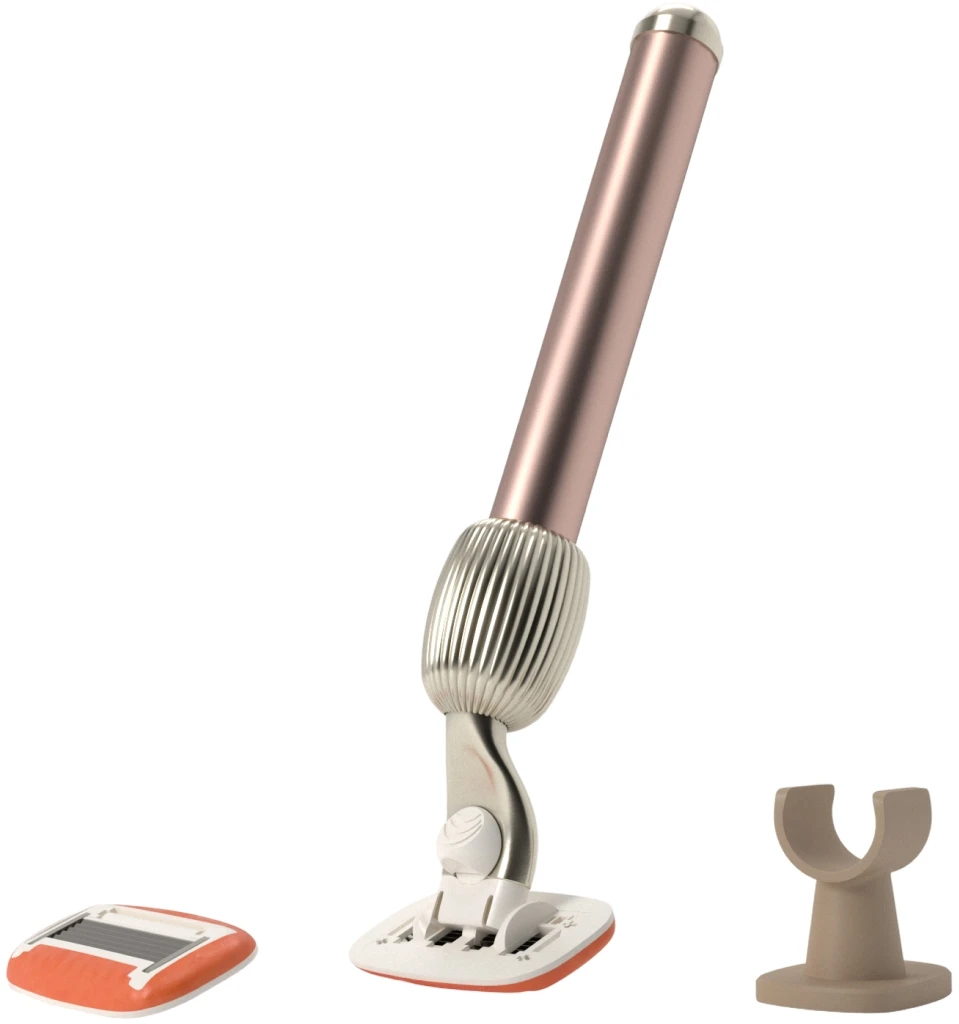 Fler Стартовий набір засобів для гоління The Razor Starter Set – Blush – Soft and Metallic – Блиск – Ніжний та металізований