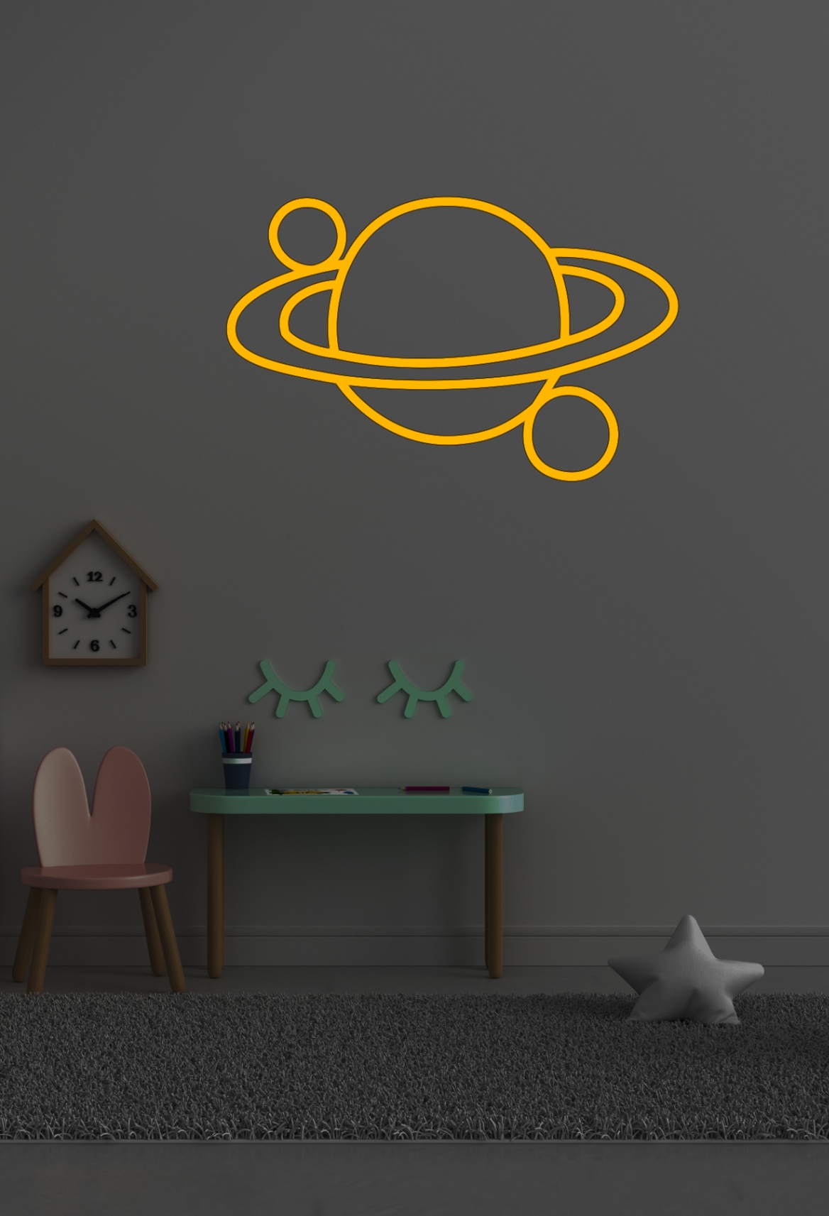 Нічник «Планета з Кільцями»