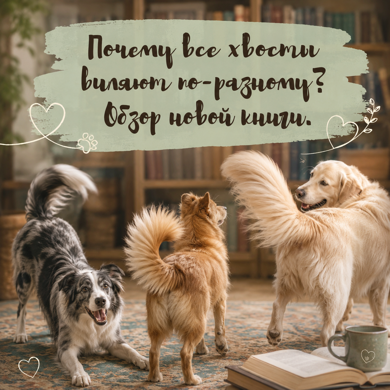 Почему все хвосты виляют по-разному? Обзор новой книги.