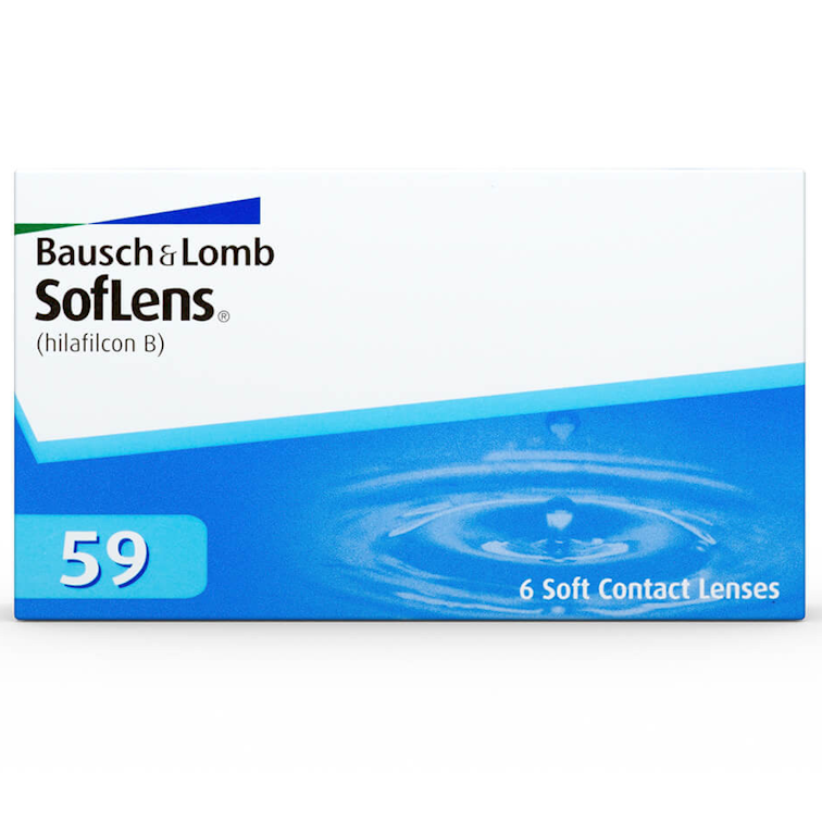 КОНТАКТНІ ЛІНЗИ BAUSCH & LOMB SOFLENS 59 (6 бл./уп.)