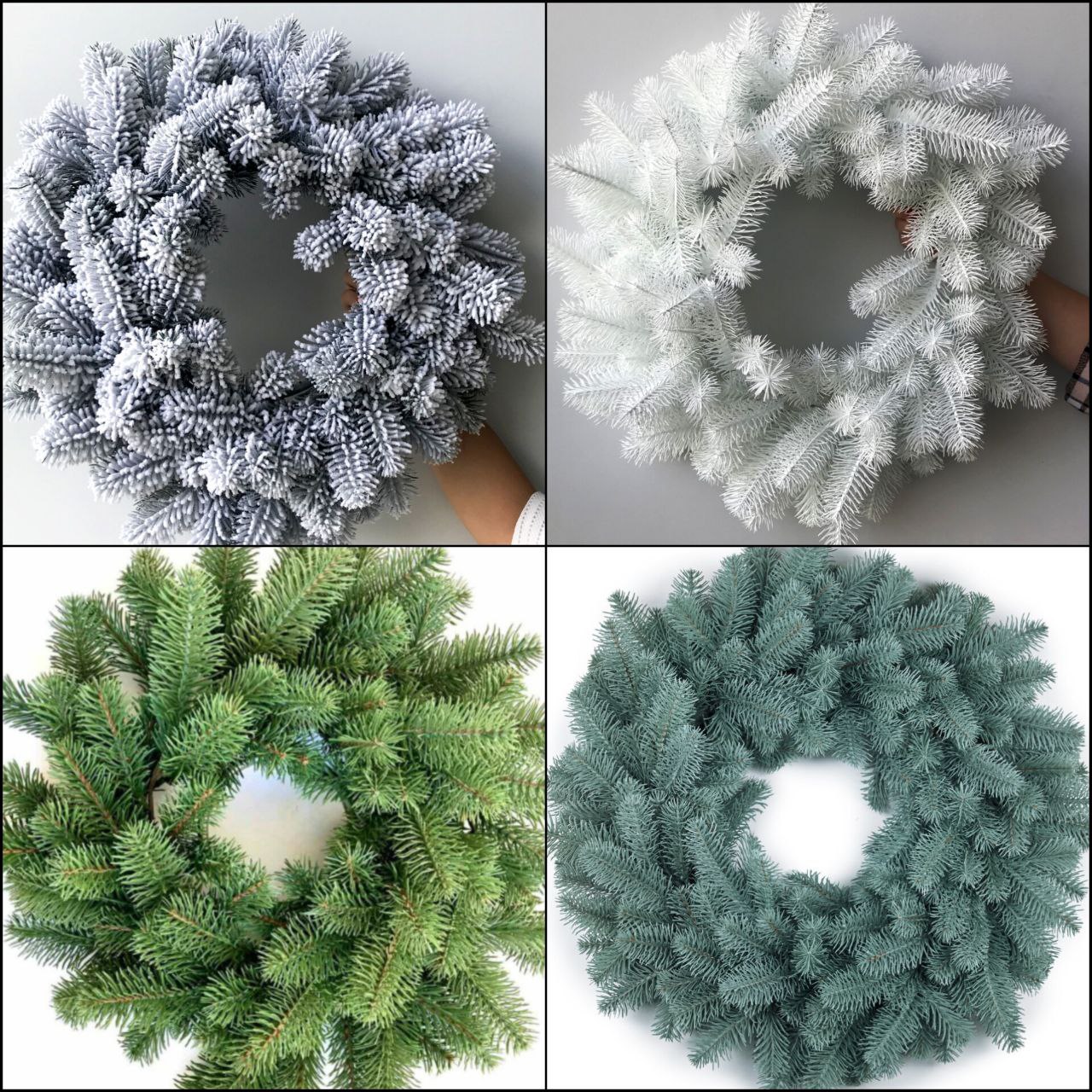 Віночок хвойний "Преміум" Литий (45см, 55см, 60см)