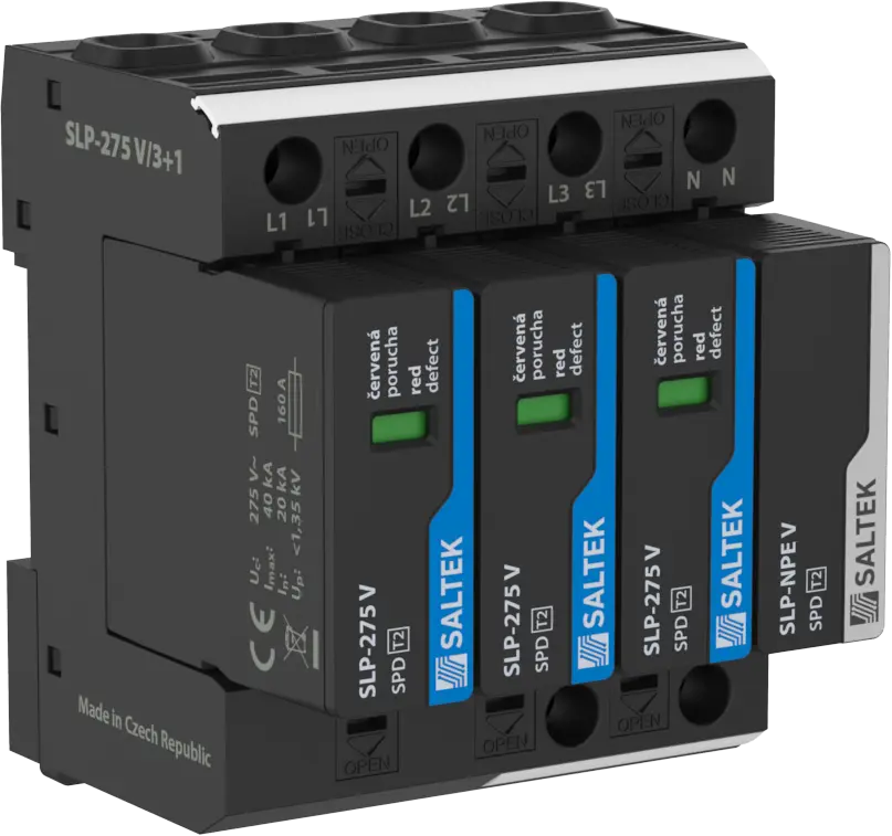 Пристрій захисту від імпульсних перенапруг SLP-275 V/2