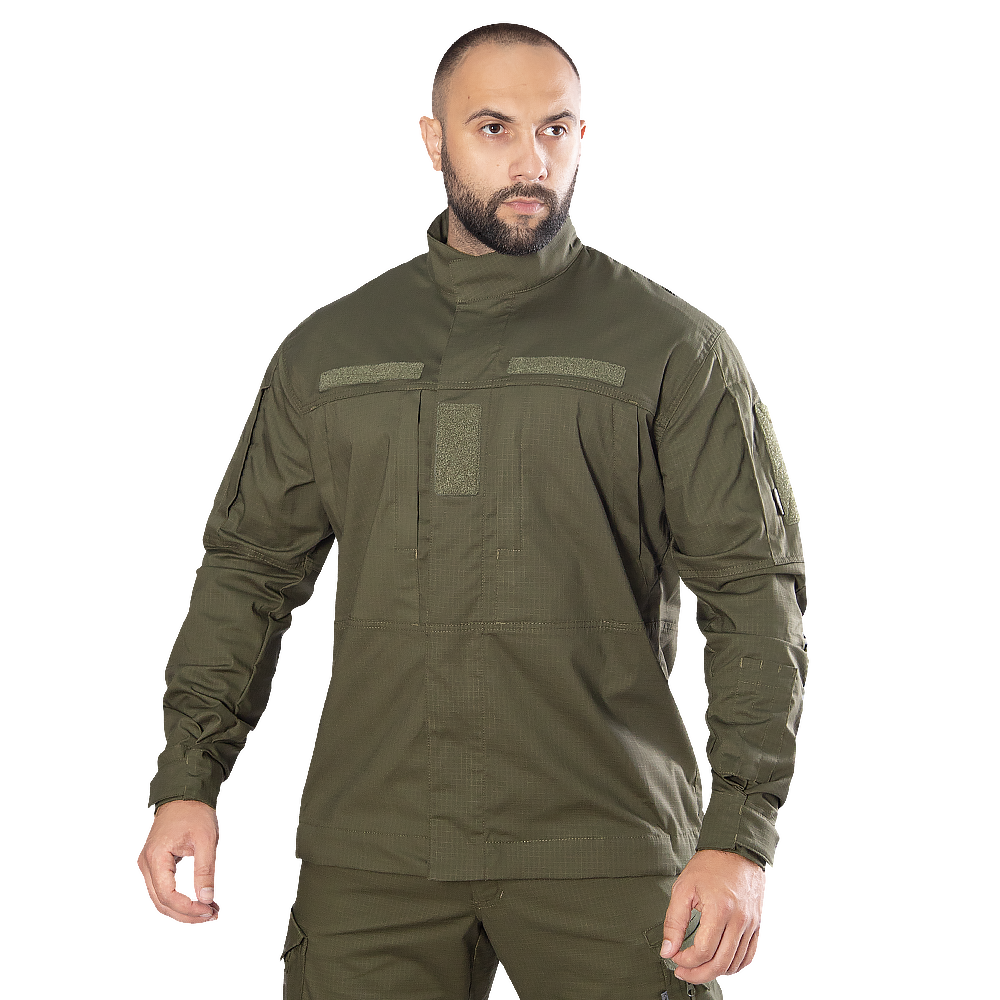 Армійський кітель "Blitz Rip-Stop Stretch Olive" від українського бренду "CAMOTEC".