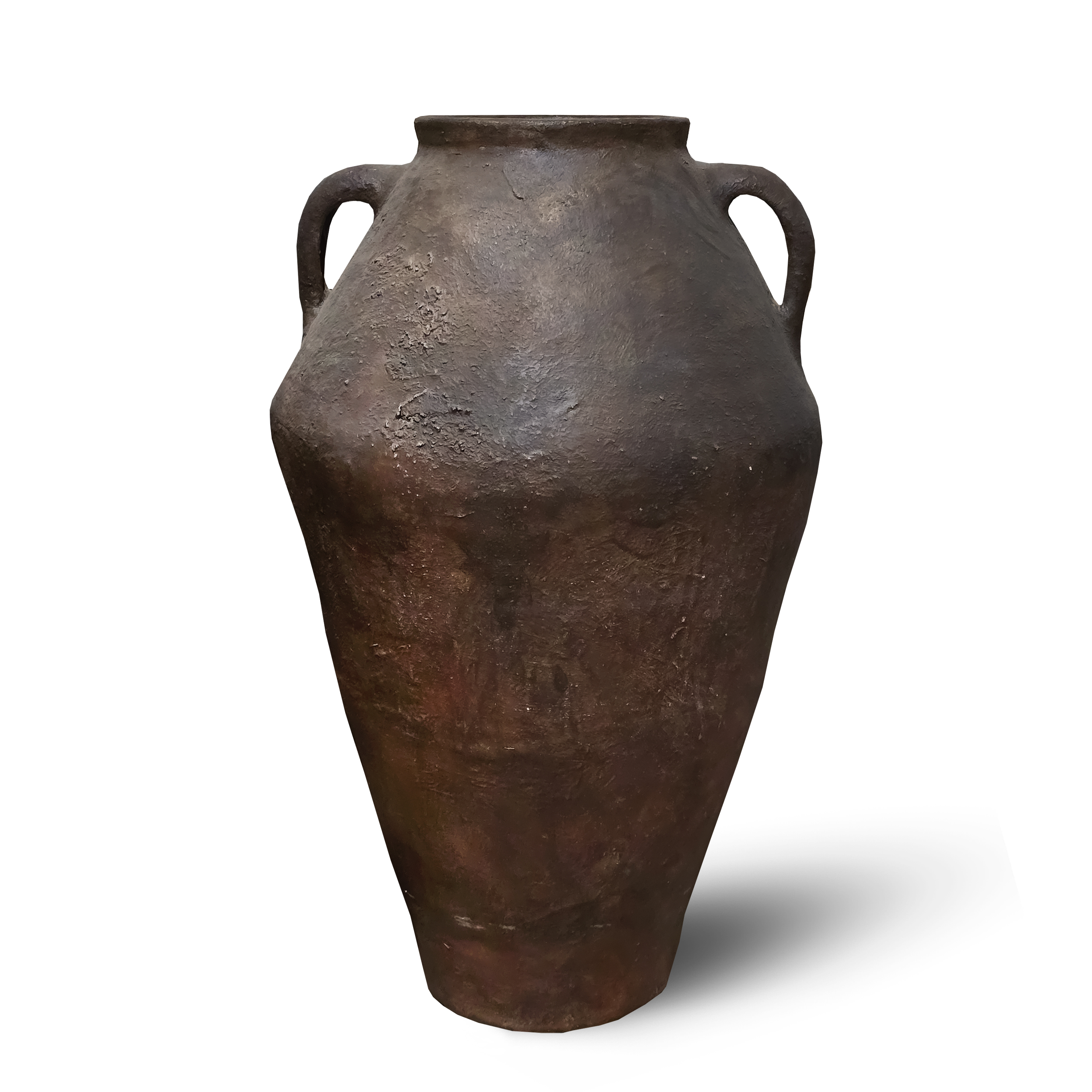 Ваза керамічна Гончарна Коричневий мат | 100 см
