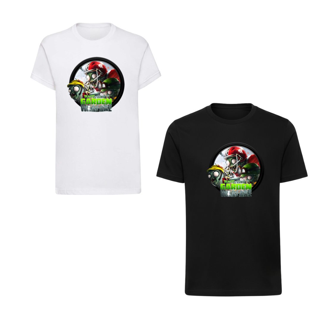 Дитяча футболка з принтом Рослини проти зомбі Plants vs Zombies