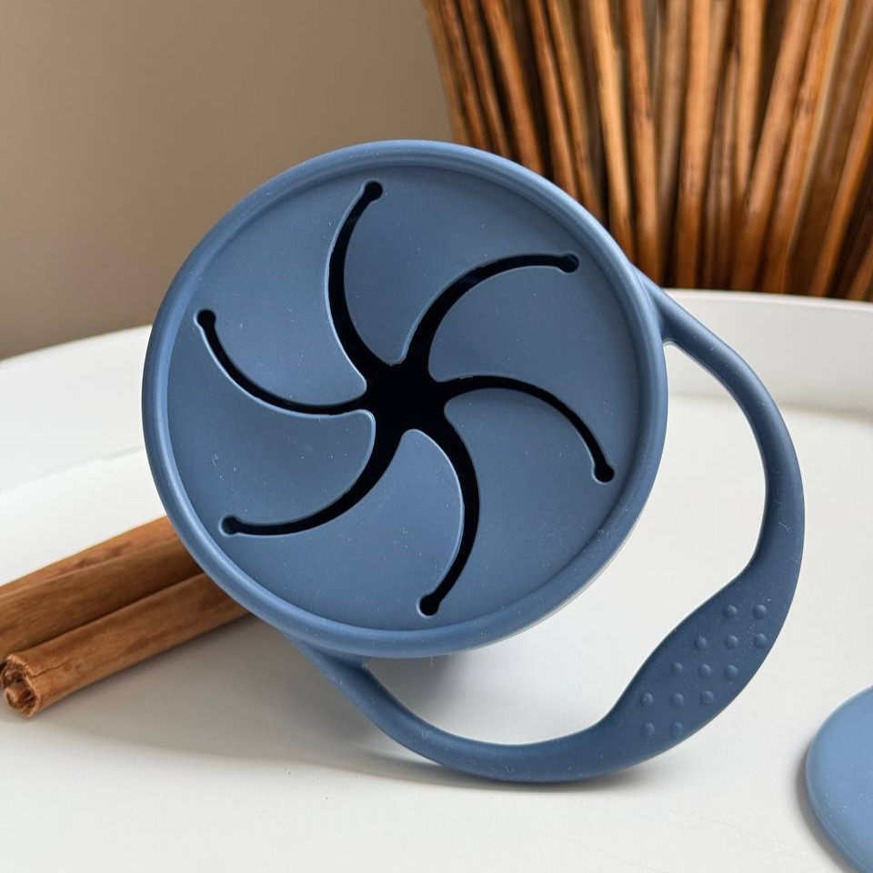 Складний снек-стакан Темно синій (Navy blue)