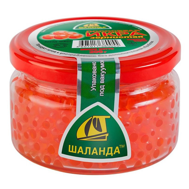 🇺🇦 "Шаланда" Caviar de trucha, 90 g.