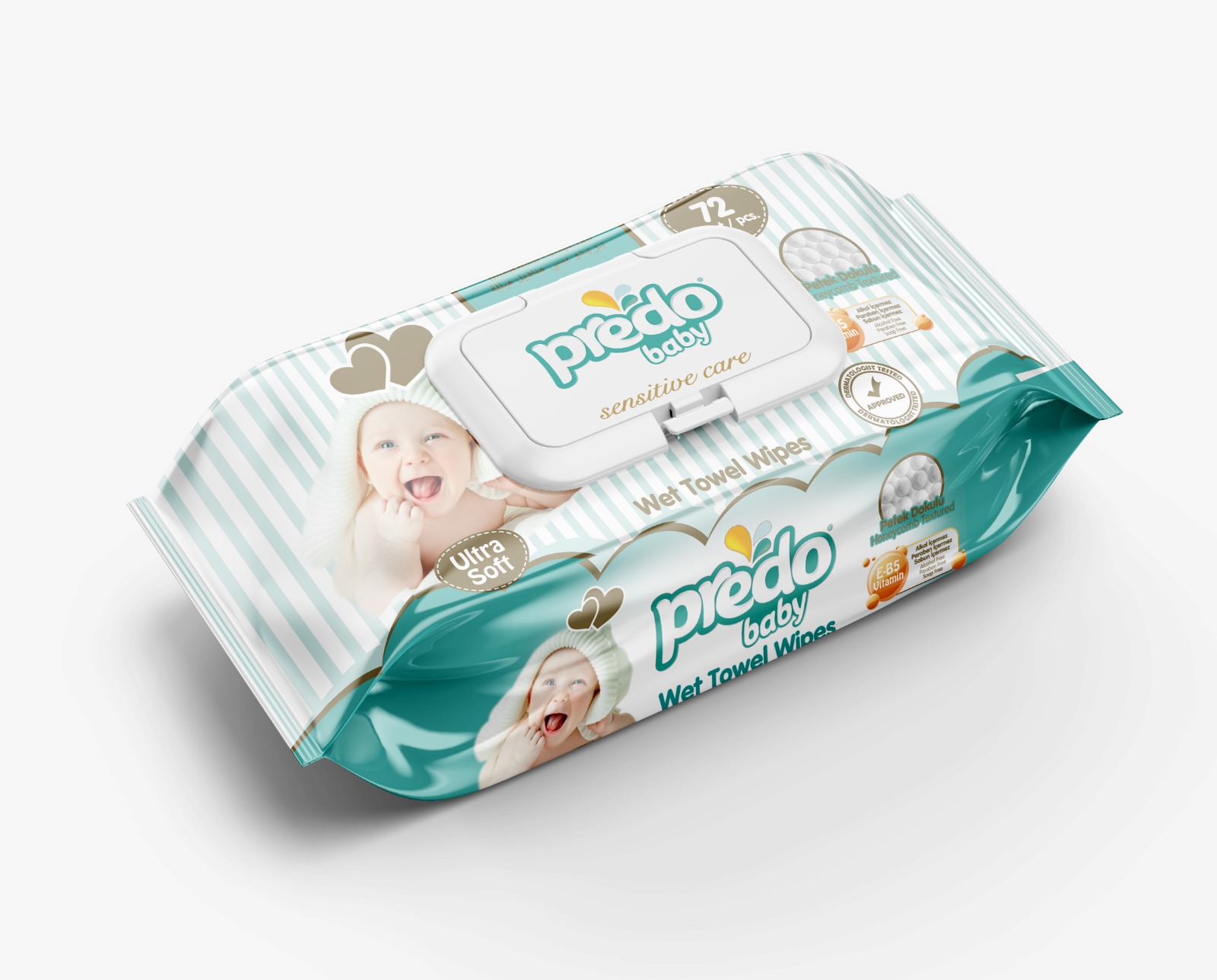 Predo Baby Sensitive Care Ultra Soft 72 szt.