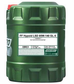 Трансмісійна олива мінеральна Hypoid LSD 85W-140 GL-5  20л Fanfaro