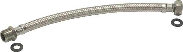 Шланг у сталевому обплетенні 1/2″×1/2″, 125 см