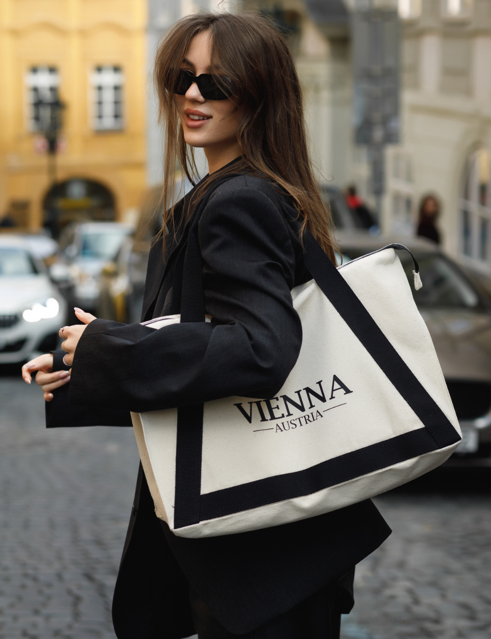 Cotton Bag with Vienna Print