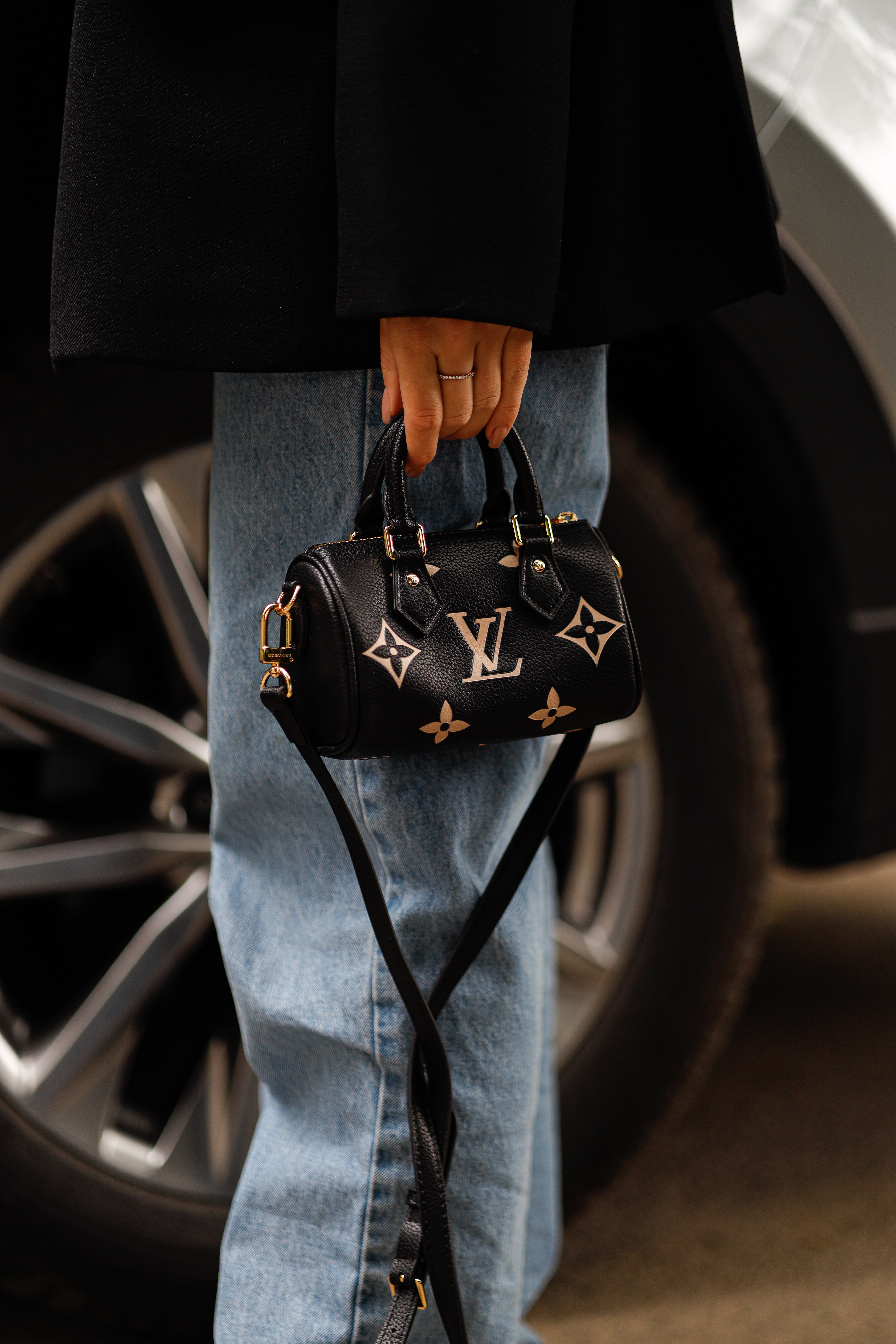 Louis Vuitton Speedy Nano Monogram Empreinte Bicolor