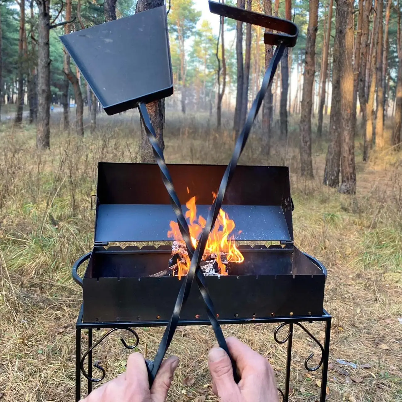 Кочерга та совок для мангала