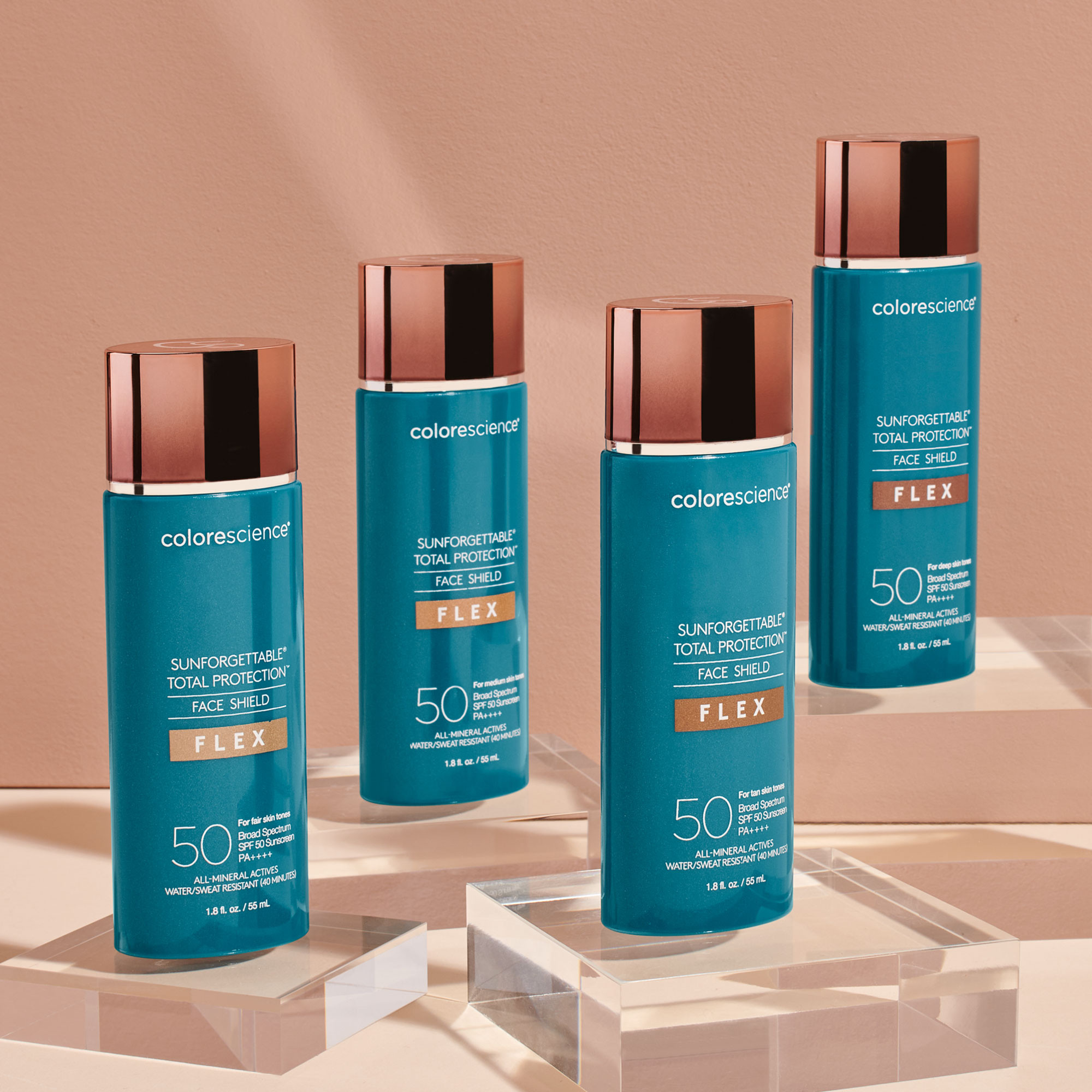 Сolorescience Total Protection Face Shield Flex SPF 50 - Сонцезахист з адаптивними пігментами